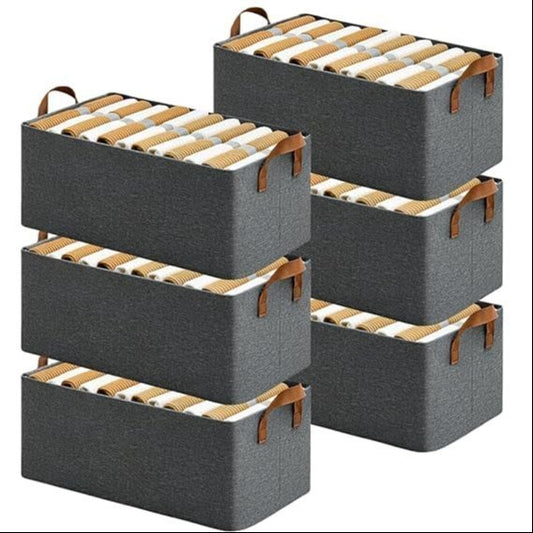 Foldable Clothes Organizer Storage Box for Wardrobe,Toys,Books,Shirts Organizer-Imported