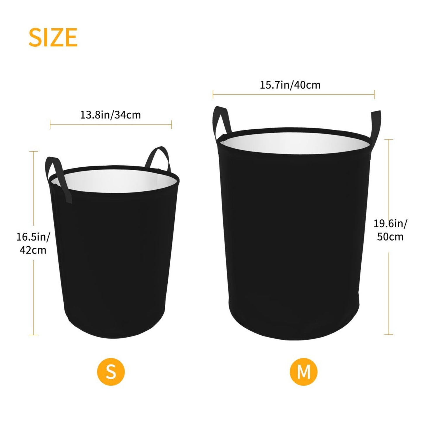 Black Laundry Basket Waterproof