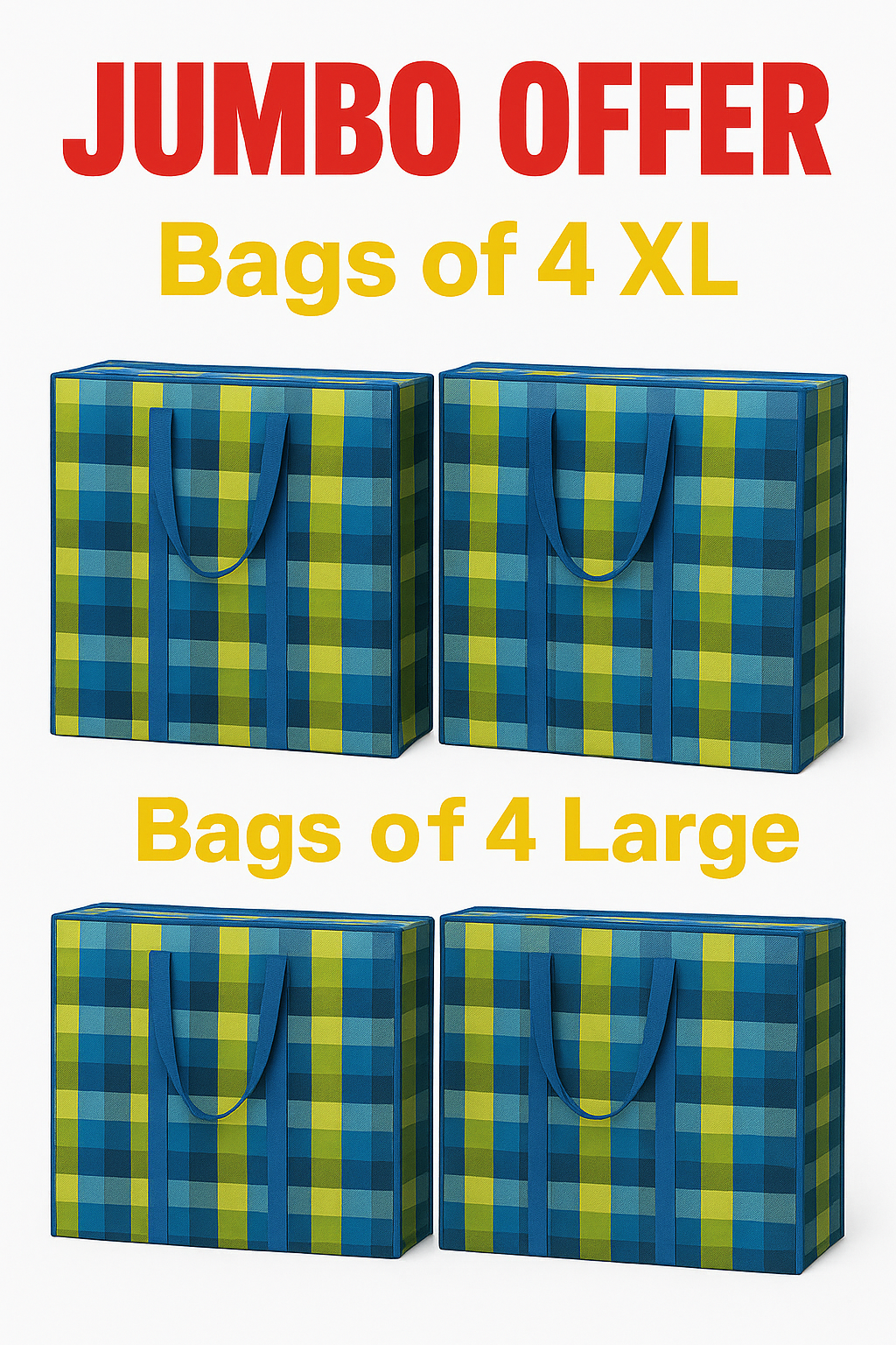 Laminated Storage Bags Organization Case