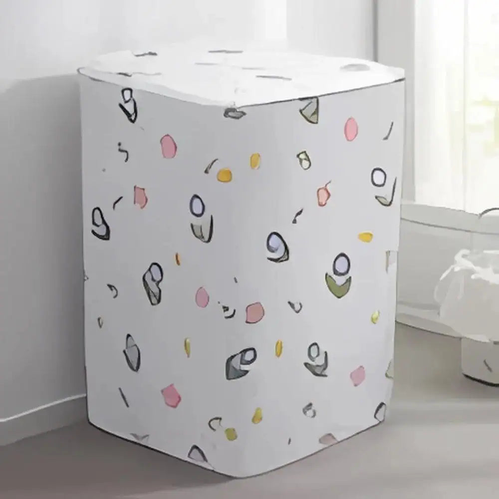 Laminated Anti Slip Washing Machine Cover Adjustable Waterproof/Dustproof Top Load 4 Sided