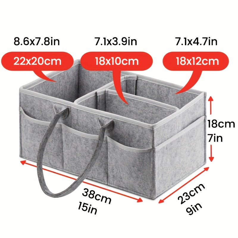 Baby Diaper Caddy Organizer-Imported Large & Stylish