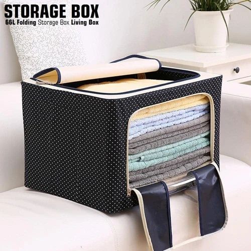 66 Ltr Foldable Storage Bag , Steel rods
