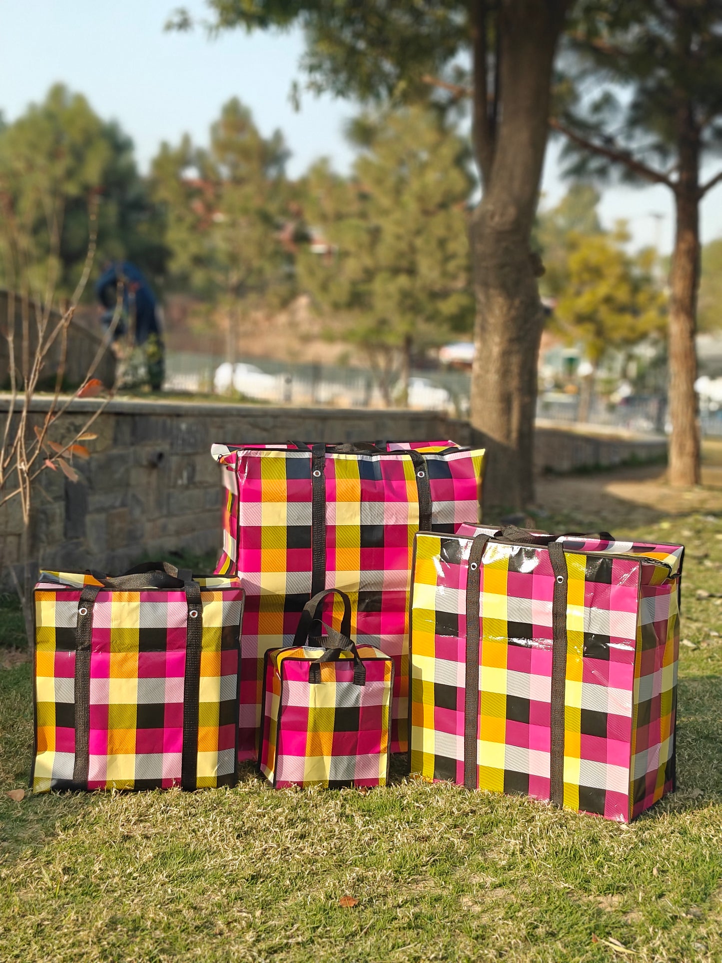 Laminated Storage Bags Organization Case