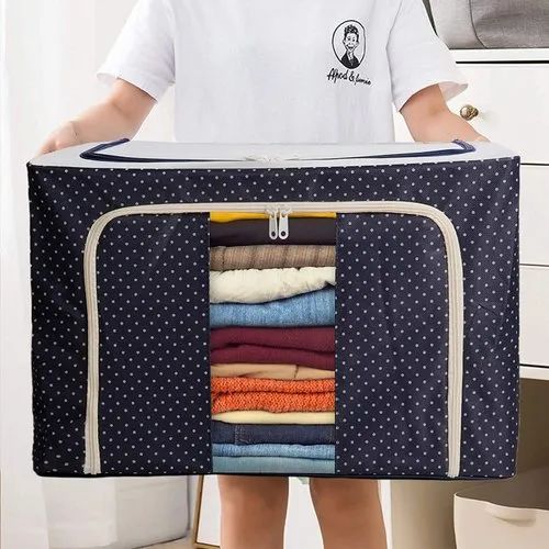 66 Ltr Foldable Storage Bag , Steel rods